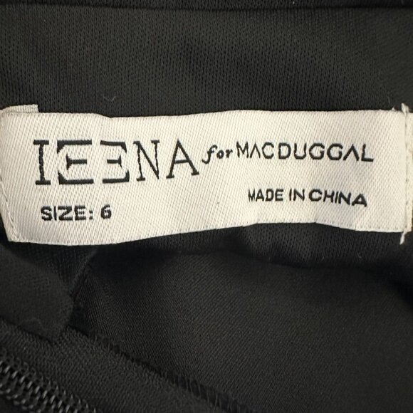 Mac Duggal Sequin Bodice Halter Wide Leg Formal Jumpsuit Open Back Size 6 NWT - Picture 9 of 13